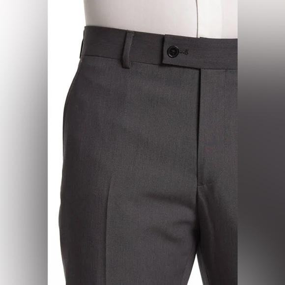 Savile Row Brixton Elegant Charcoal Men's Dress Pants Size 36W 34L - Picture 10 of 10
